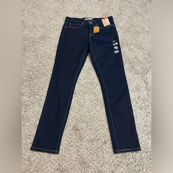 NWT Levi's 311 Shaping Skinny jeans Darkest Sky Dark Wash Cotton Stretch Size 30 - Picture 2 of 11